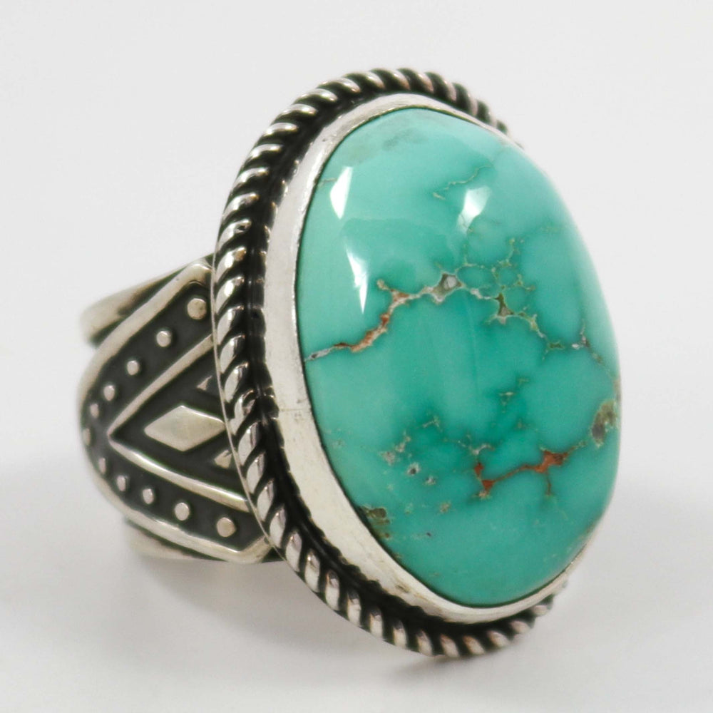 Fox Turquoise Ring by Albert Jake and Bruce Eckhardt - Garland's