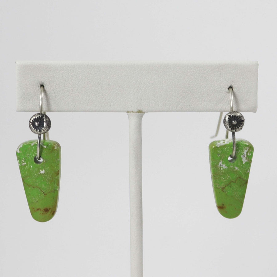 Gaspeite Earrings by Piki Wadsworth - Garland's