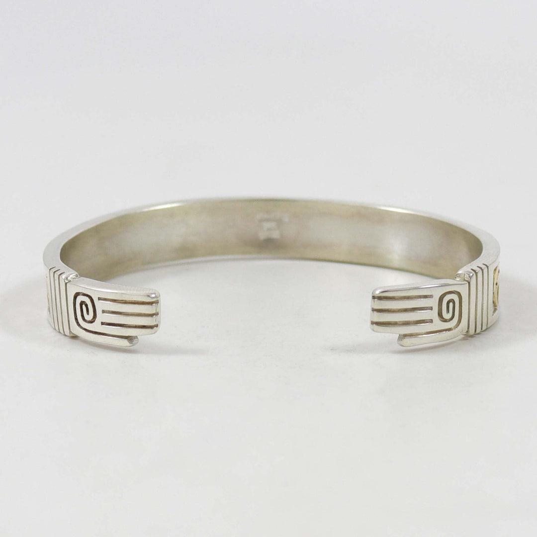 Gold and Silver Bear Cuff by Robert Taylor - Garland's