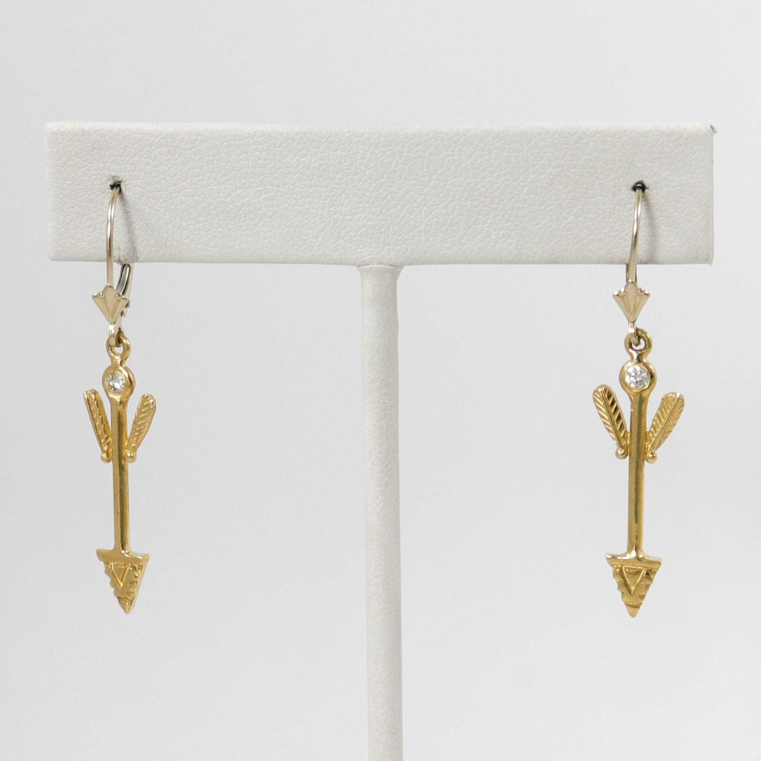 Gold Arrow Earrings by Melanie and Michael Lente - Garland's