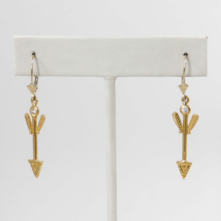 Gold Arrow Earrings by Melanie and Michael Lente - Garland's