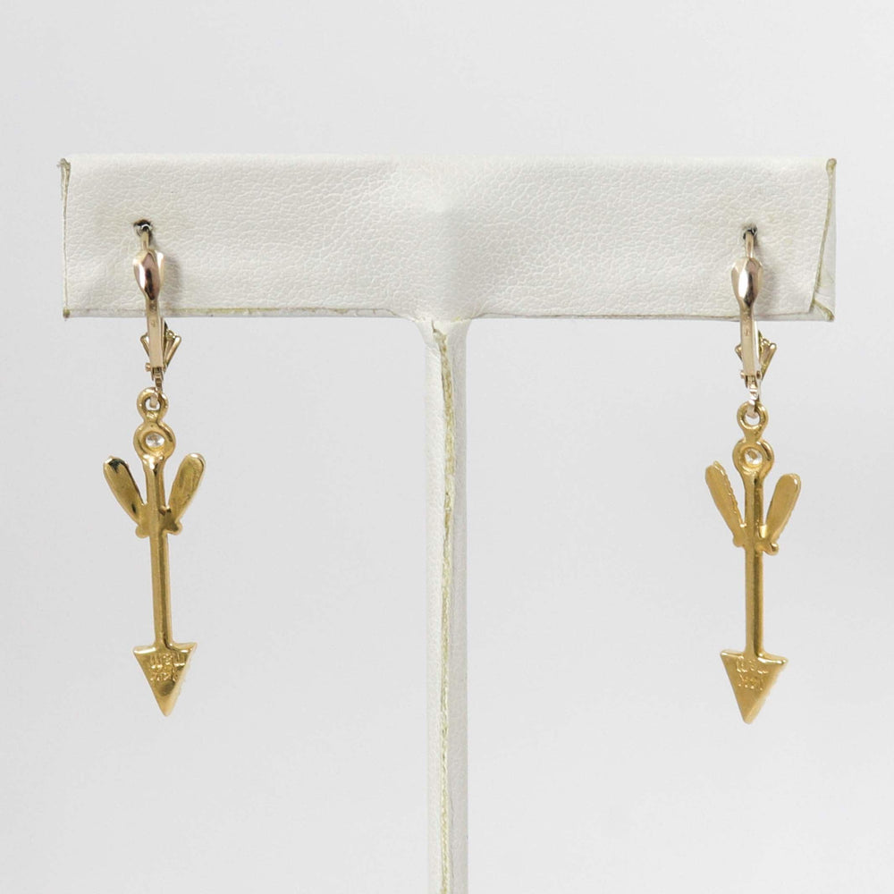 Gold Arrow Earrings by Melanie and Michael Lente - Garland's