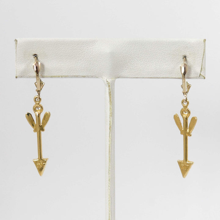 Gold Arrow Earrings by Melanie and Michael Lente - Garland's