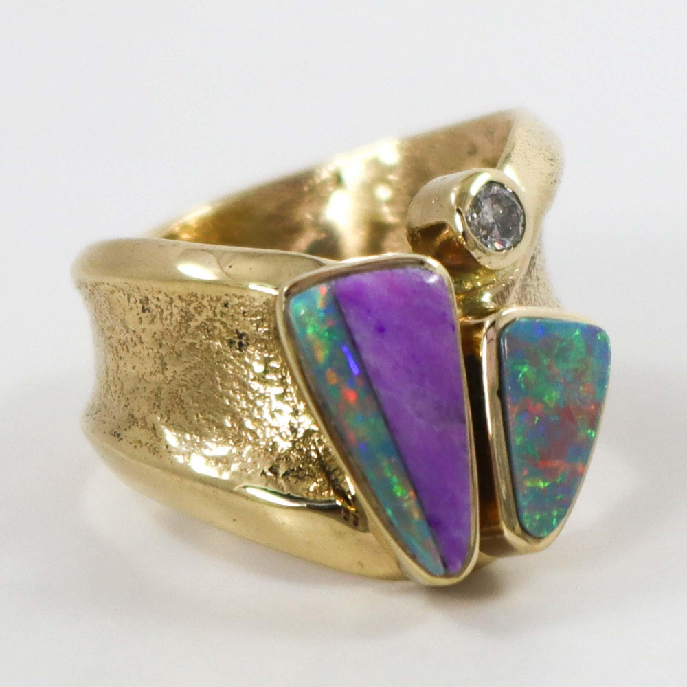 Gold Inlay Ring by Noah Pfeffer - Garland's