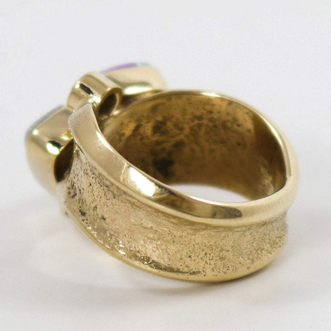 Gold Inlay Ring by Noah Pfeffer - Garland's