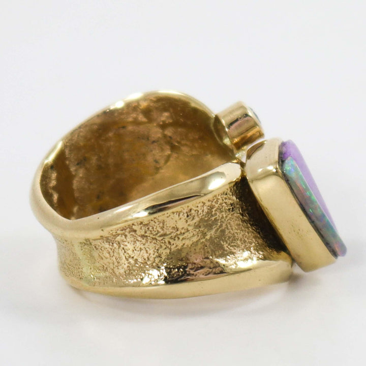 Gold Inlay Ring by Noah Pfeffer - Garland's