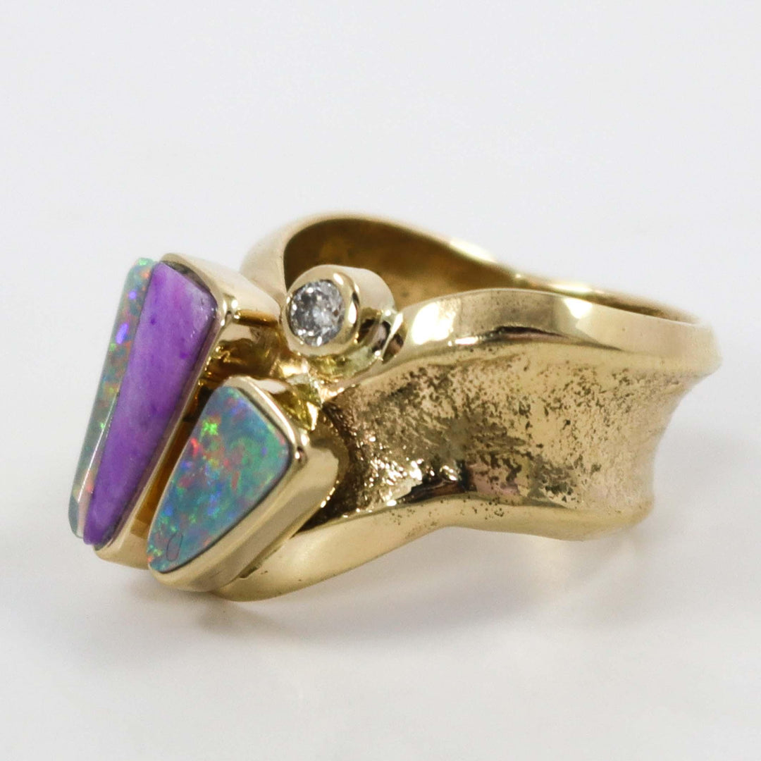 Gold Inlay Ring by Noah Pfeffer - Garland's