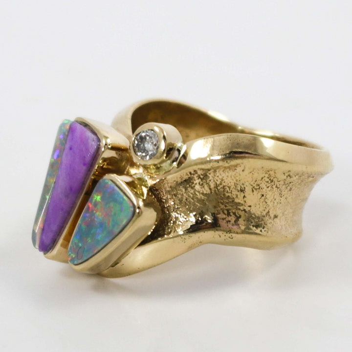 Gold Inlay Ring by Noah Pfeffer - Garland's
