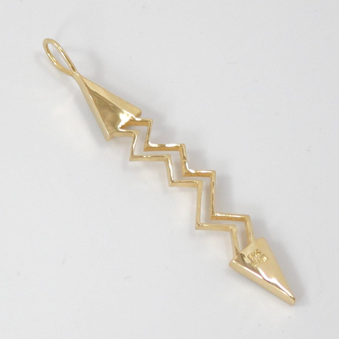 Gold Lightning Pendant by Melanie and Michael Lente - Garland's