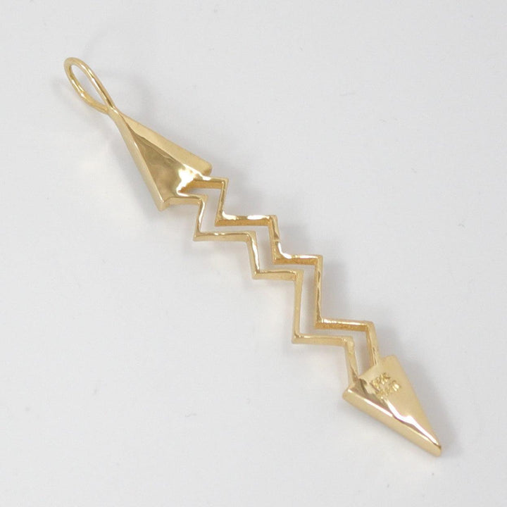 Gold Lightning Pendant by Melanie and Michael Lente - Garland's