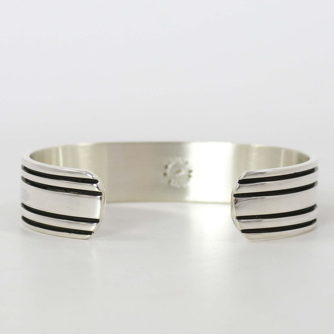 Gold on Silver Cuff by Bruce Morgan - Garland's