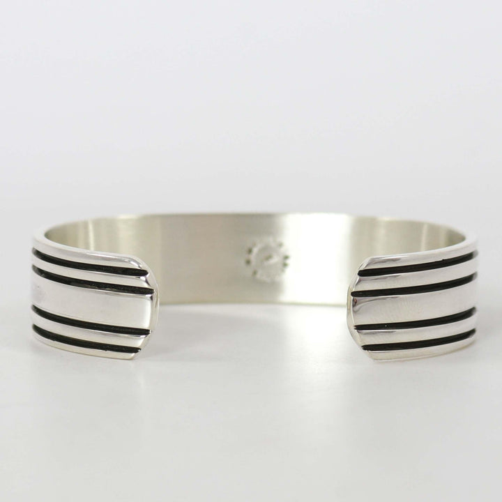 Gold on Silver Cuff by Bruce Morgan - Garland's