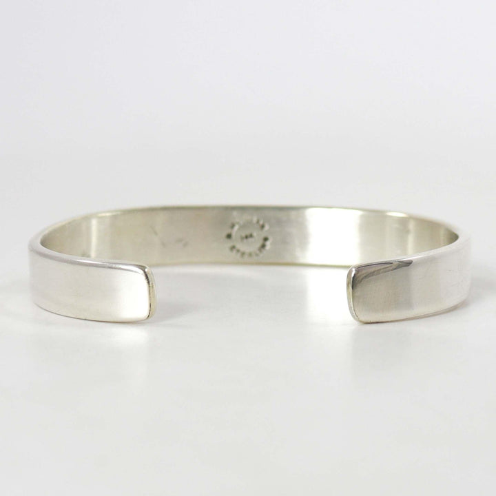 Gold on Silver Cuff by Bruce Morgan - Garland's