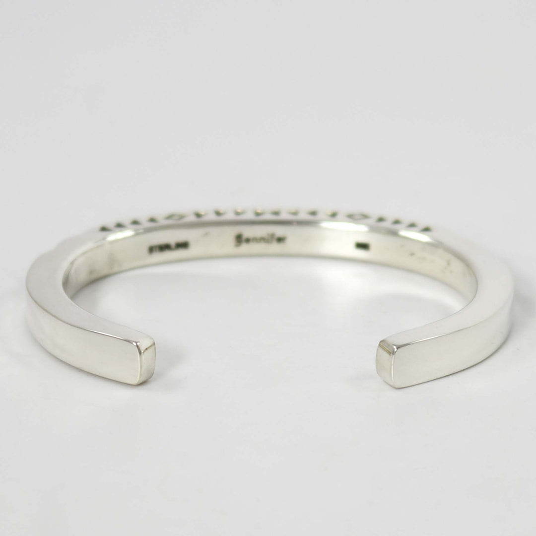 Gold on Silver Cuff by Jennifer Curtis - Garland's