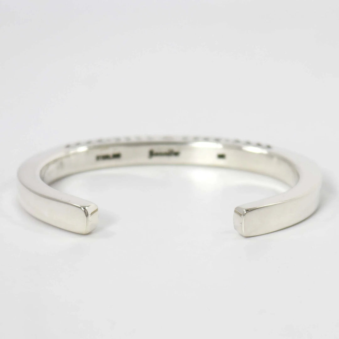 Gold on Silver Cuff by Jennifer Curtis - Garland's