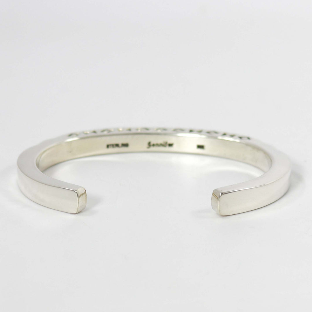 Gold on Silver Cuff by Jennifer Curtis - Garland's