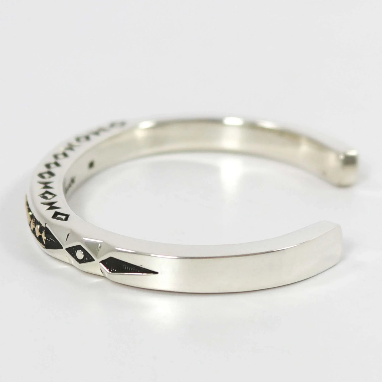 Gold on Silver Cuff by Jennifer Curtis - Garland's