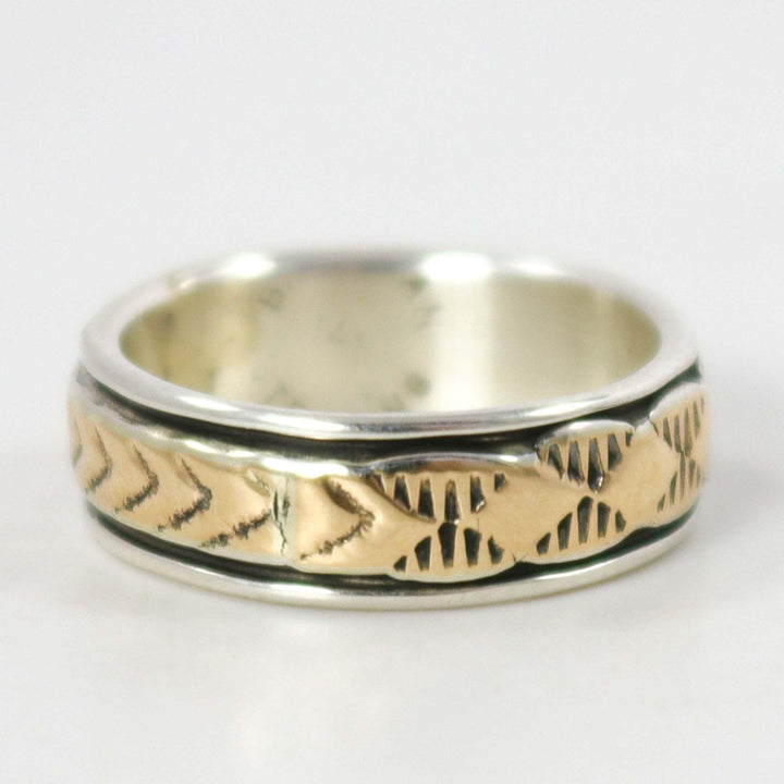 Gold on Silver Ring by Bruce Morgan - Garland's