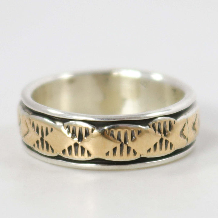 Gold on Silver Ring by Bruce Morgan - Garland's