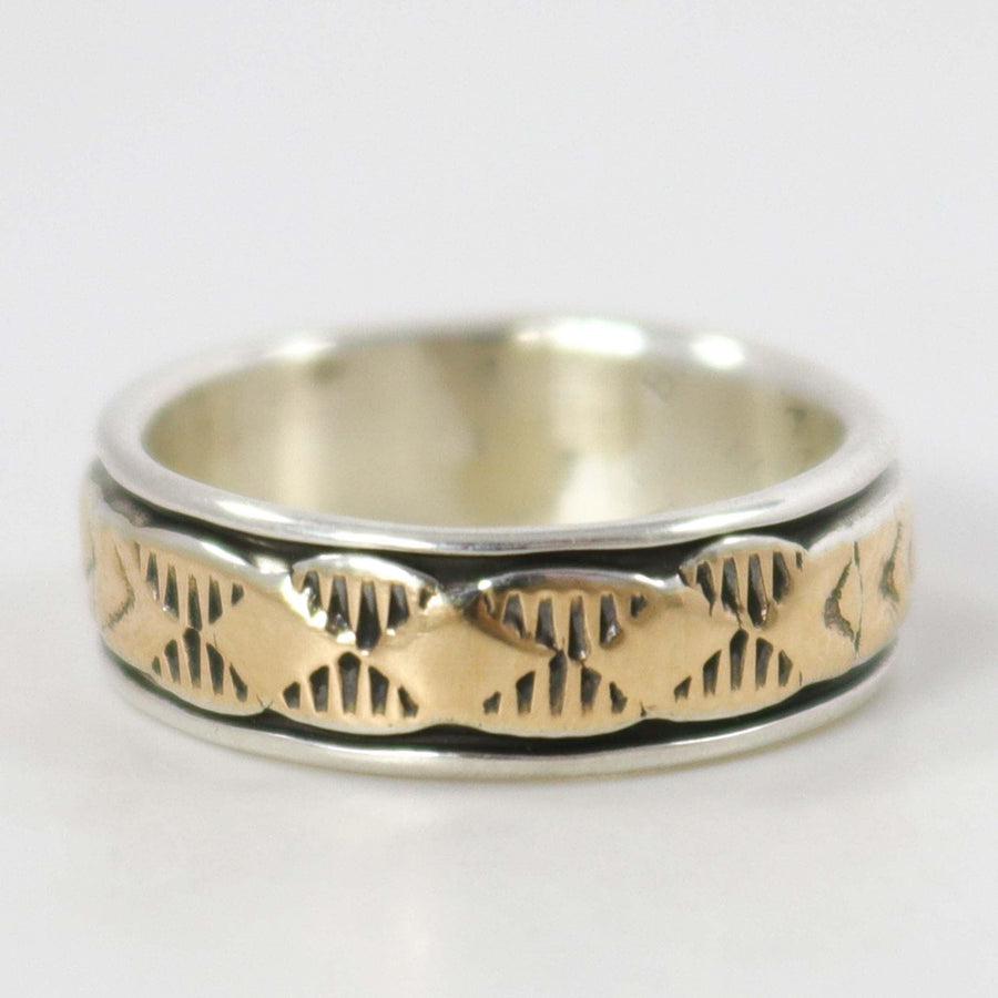 Gold on Silver Ring by Bruce Morgan - Garland's