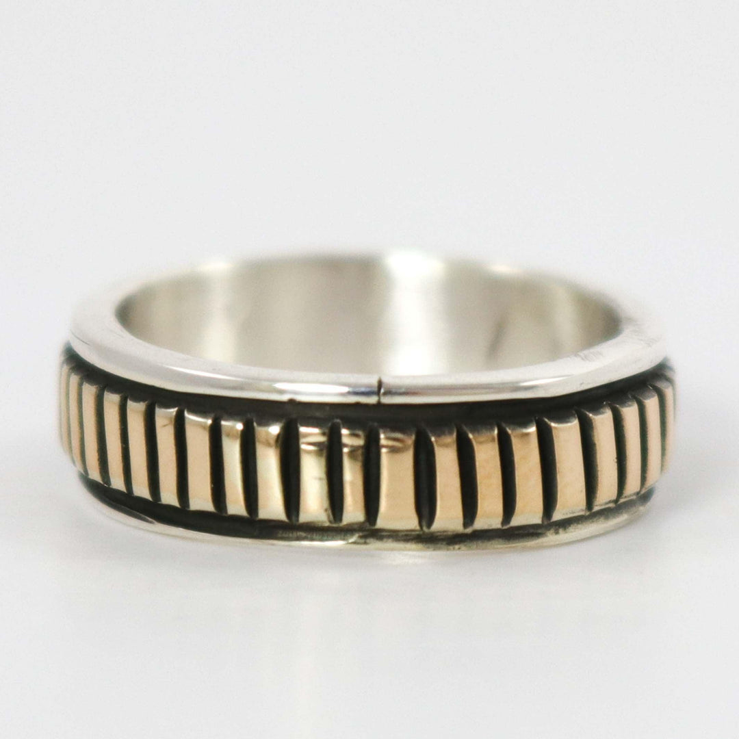 Gold on Silver Ring by Bruce Morgan - Garland's