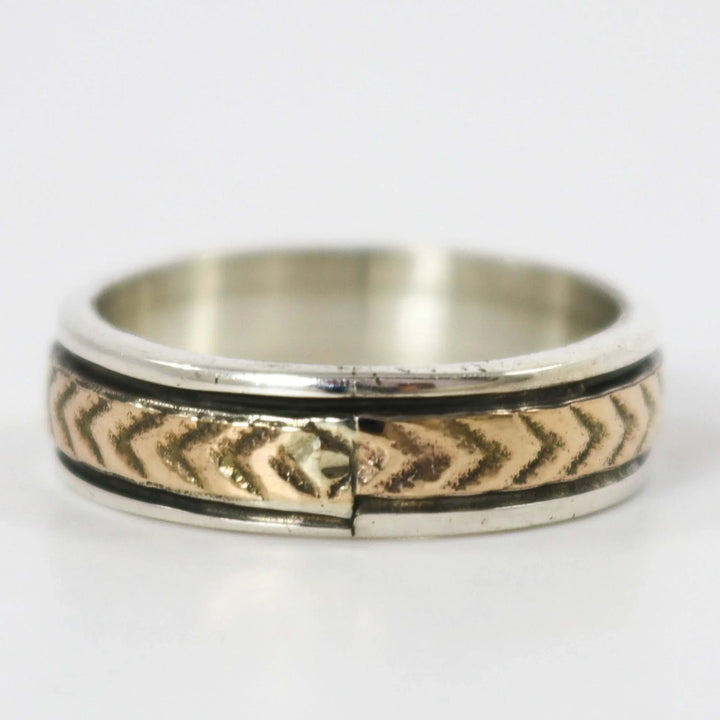 Gold on Silver Ring by Bruce Morgan - Garland's