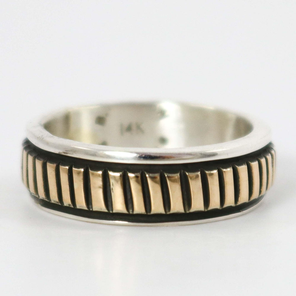 Gold on Silver Ring by Bruce Morgan - Garland's