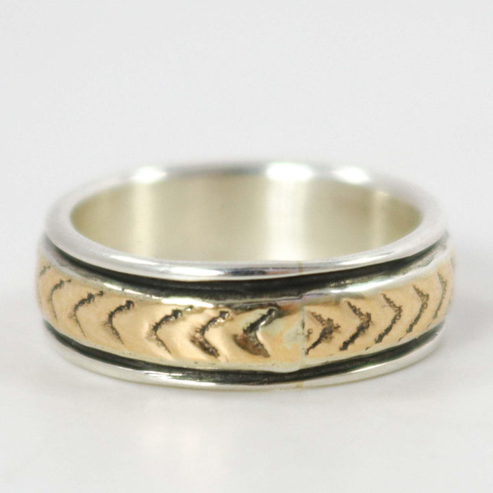 Gold on Silver Ring by Bruce Morgan - Garland's