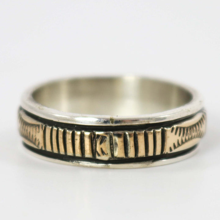 Gold on Silver Ring by Bruce Morgan - Garland's