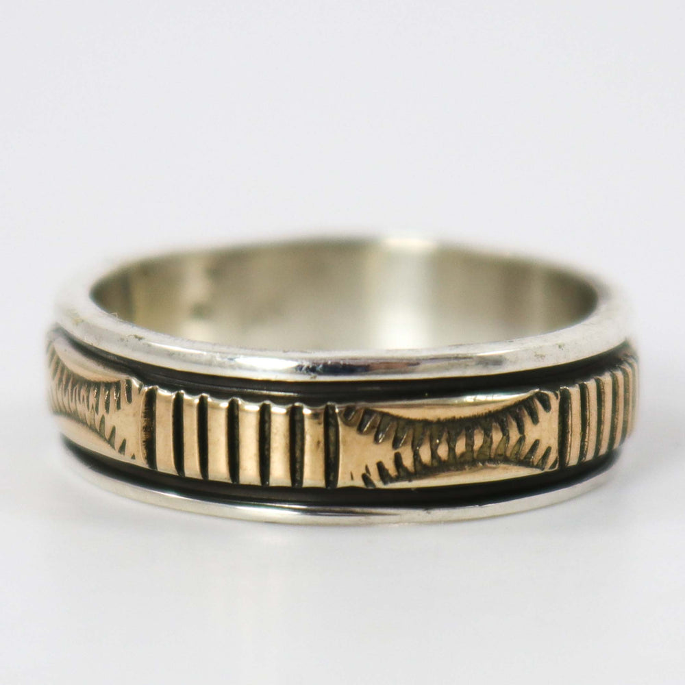 Gold on Silver Ring by Bruce Morgan - Garland's