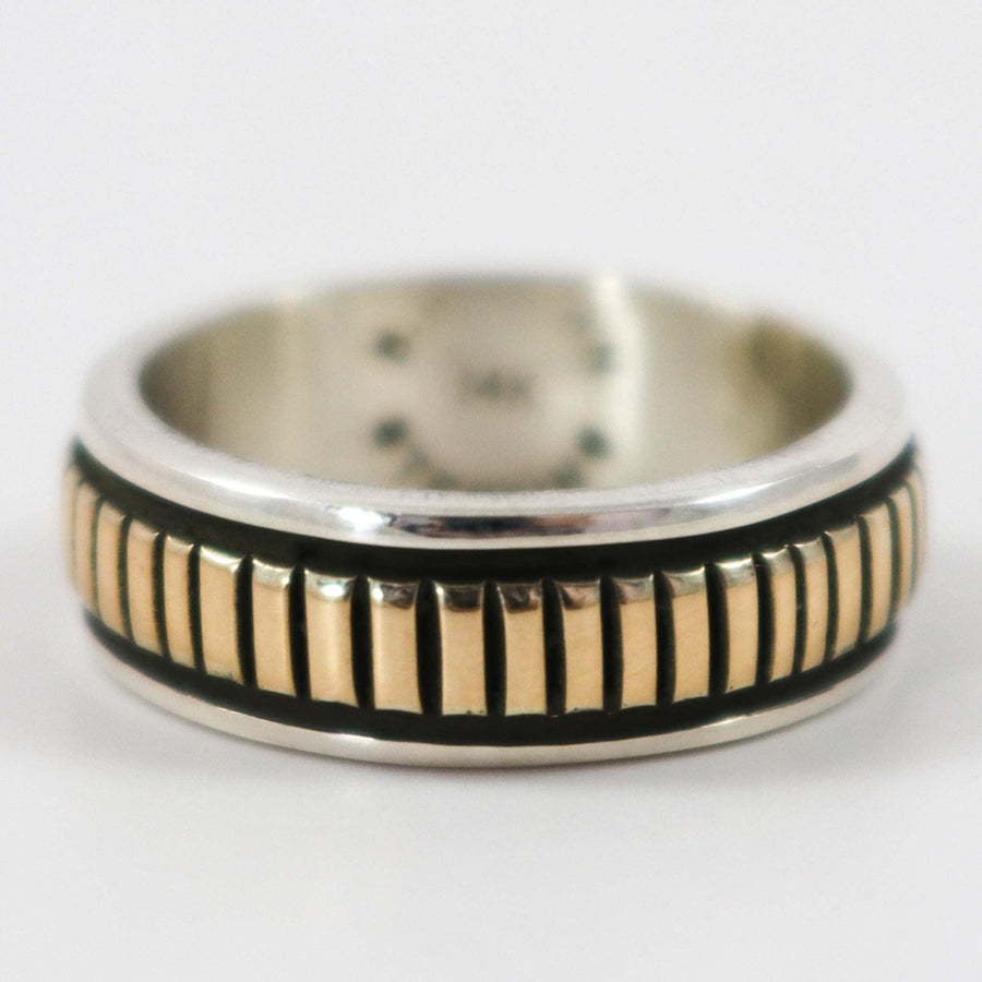 Gold on Silver Ring by Bruce Morgan - Garland's