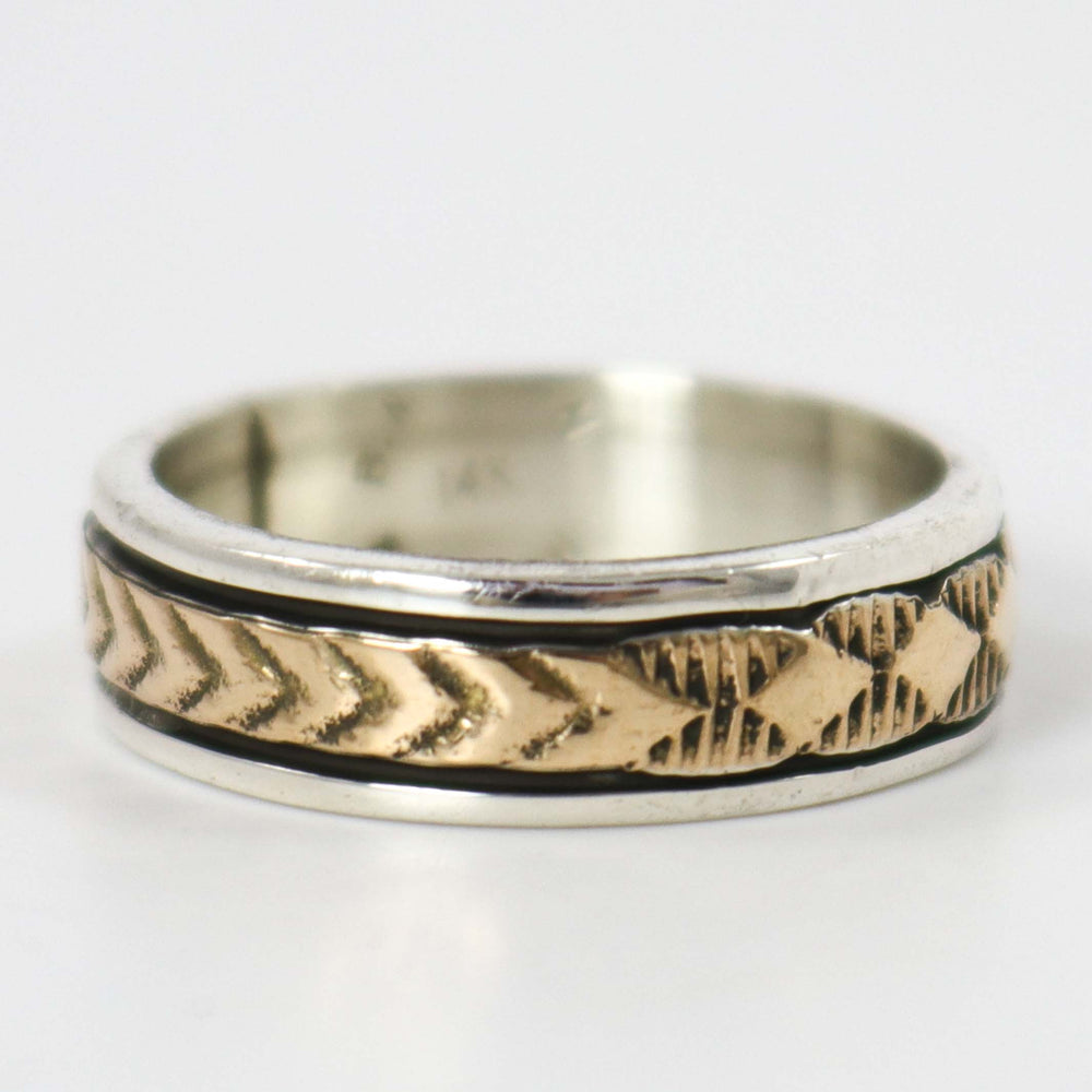 Gold on Silver Ring by Bruce Morgan - Garland's