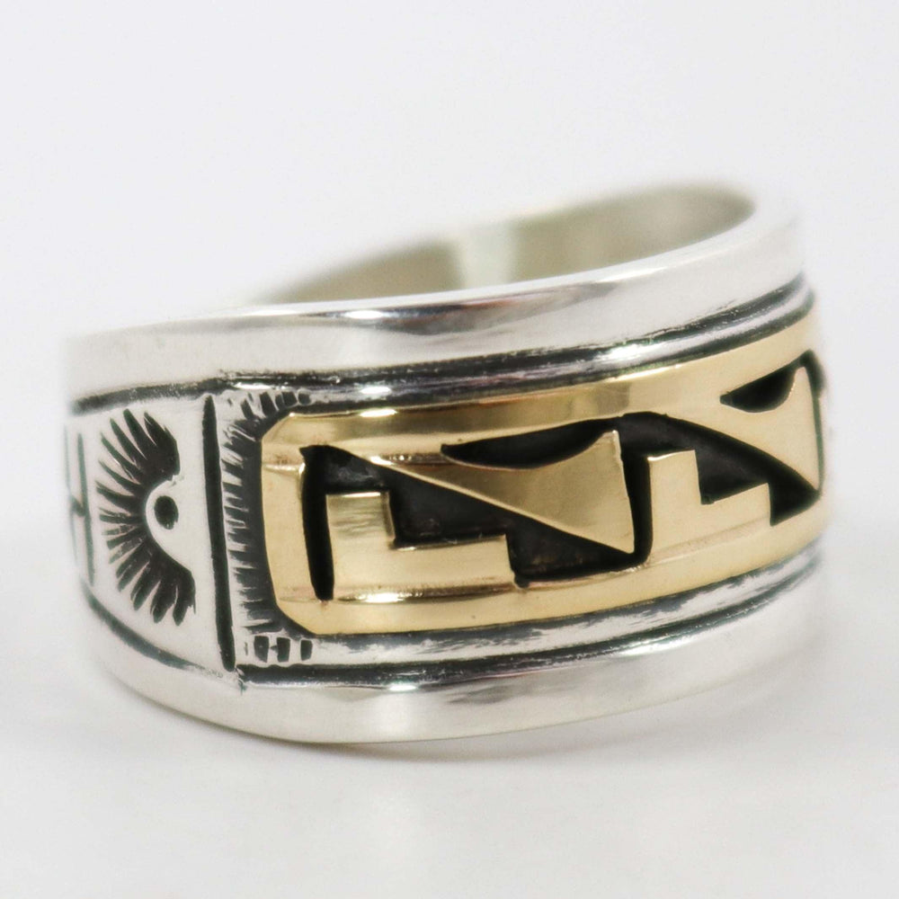 Gold on Silver Ring by Peter Nelson - Garland's