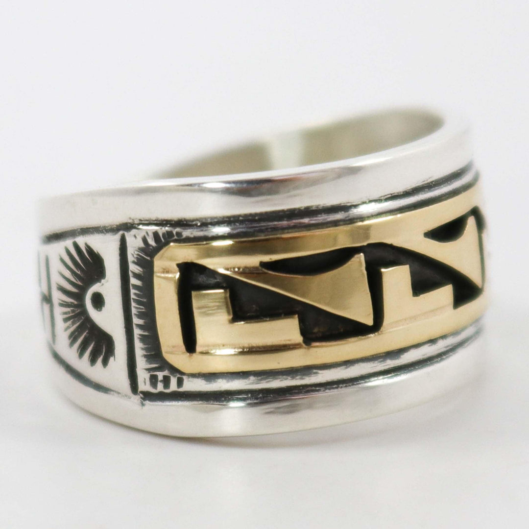 Gold on Silver Ring by Peter Nelson - Garland's