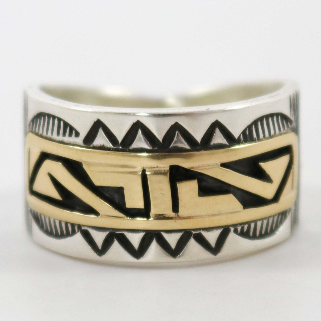 Gold on Silver Ring by Peter Nelson - Garland's