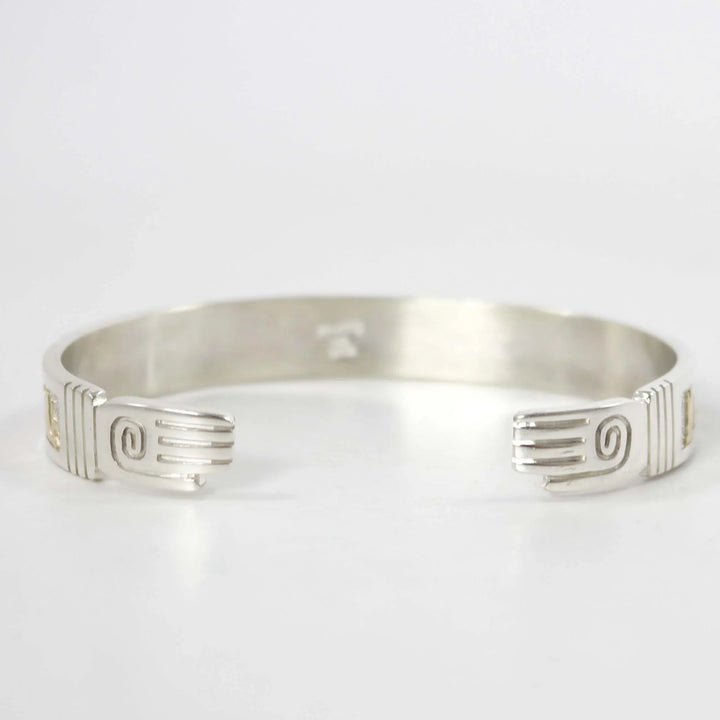 Gold on Silver Storyteller Cuff by Robert Taylor - Garland's