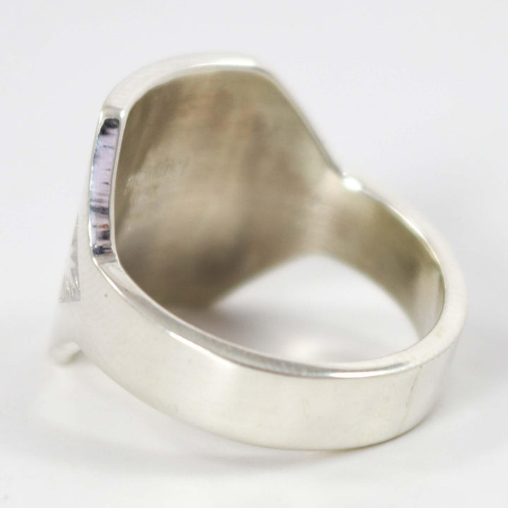 Gold on Silver Weaver Ring by Robert Taylor - Garland's