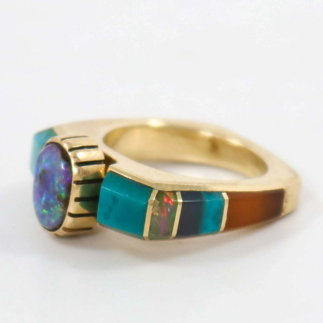 Gold Opal Ring by Duane Maktima - Garland's