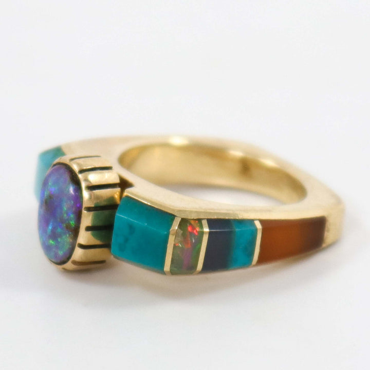 Gold Opal Ring by Duane Maktima - Garland's