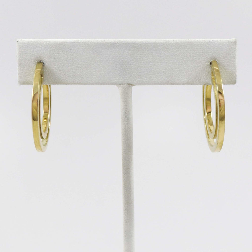 Gold Strata Hoop Earrings by Maria Samora - Garland's