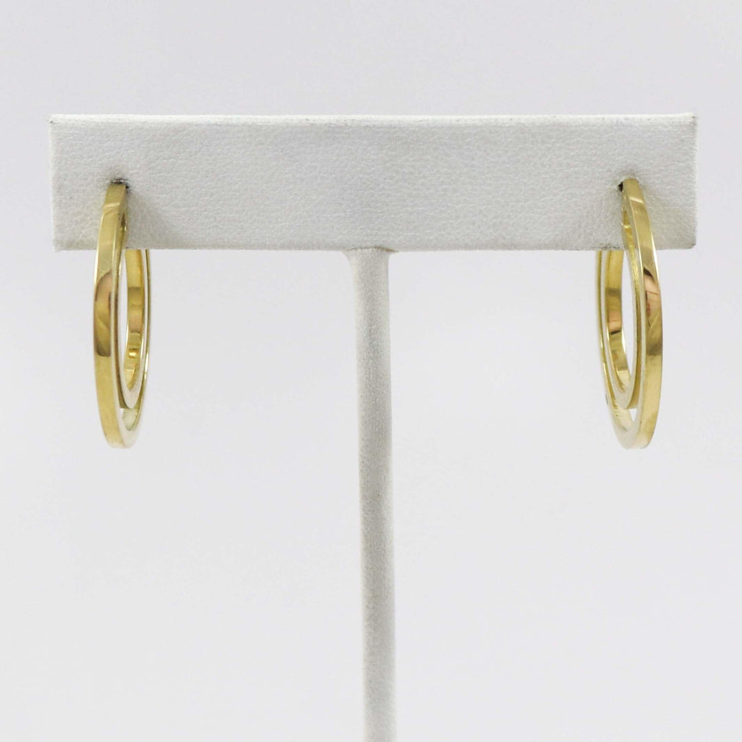Gold Strata Hoop Earrings by Maria Samora - Garland's