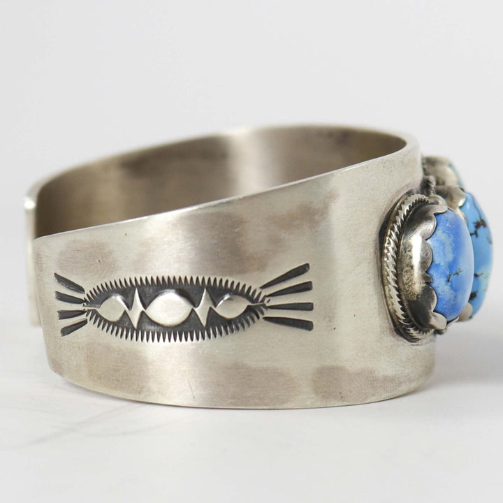 Golden Hills Turquoise Cuff by Mark Yazzie - Garland's