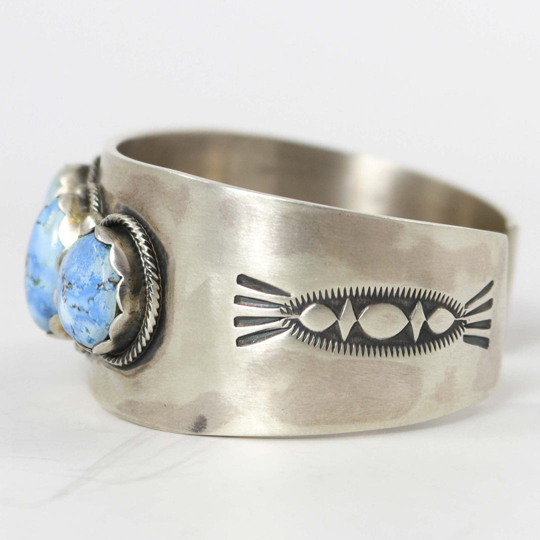 Golden Hills Turquoise Cuff by Mark Yazzie - Garland's