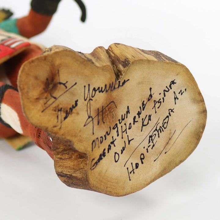 Great Horned Owl Kachina by Tino Youvella - Garland's