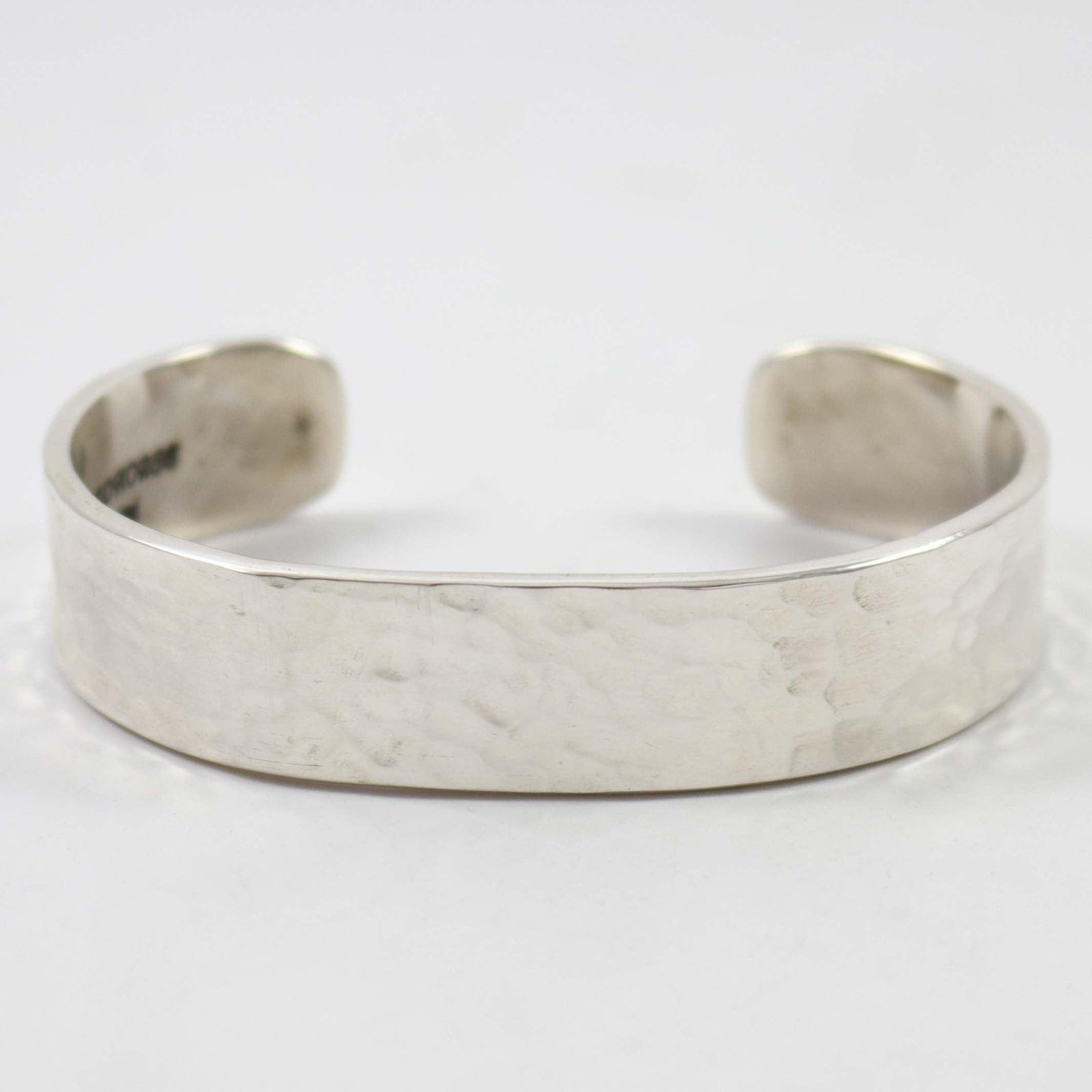 Hammered Silver Cuff by Anthony Redhorse - Garland's