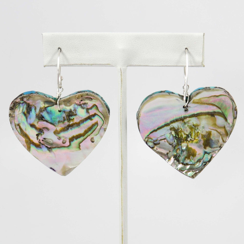Heart Inlay Earrings by Mary Coriz and John Aguilar - Garland's