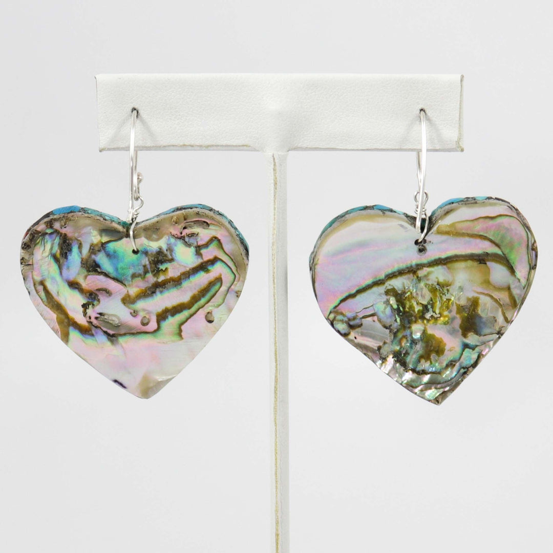 Heart Inlay Earrings by Mary Coriz and John Aguilar - Garland's