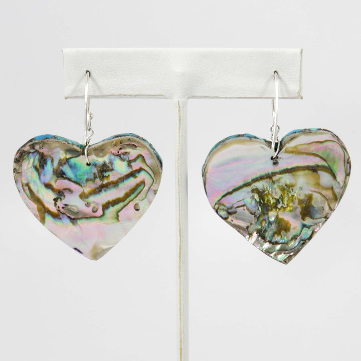 Heart Inlay Earrings by Mary Coriz and John Aguilar - Garland's