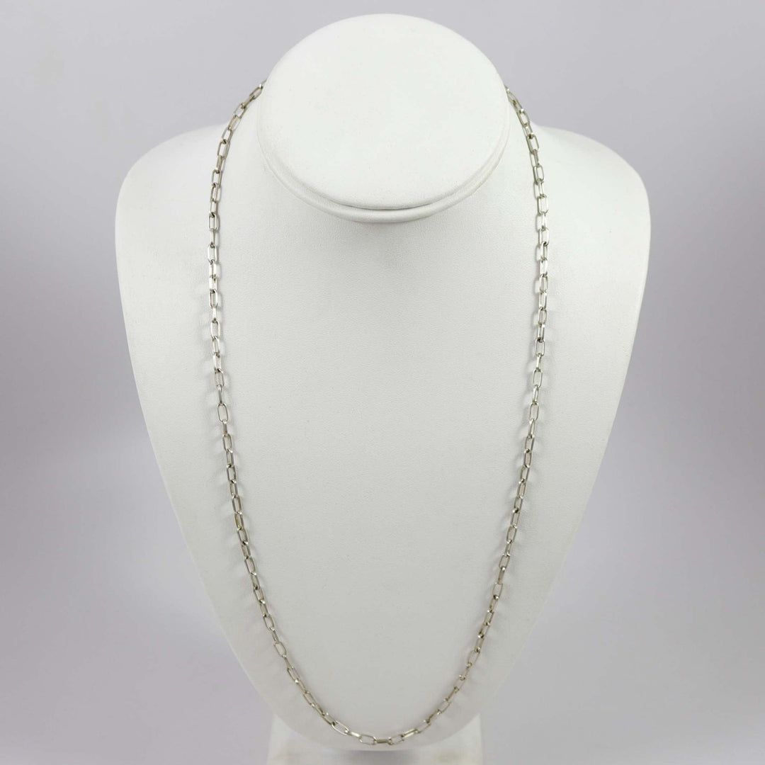 Hopi Chain Necklace (20ga., 24”) by Loren Kootswatewa - Garland's