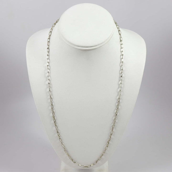 Hopi Chain Necklace (20ga., 24”) by Loren Kootswatewa - Garland's